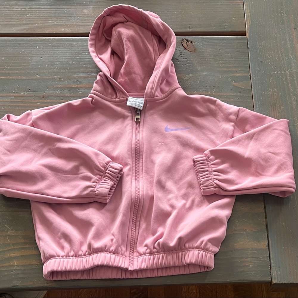 Nike Light Pink Full-Zip Hooded Jacket